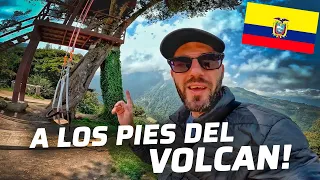 EL INCREÍBLE PUEBLO DE ECUADOR QUE VIVE A LOS PIES DE UN VOLCÁN😱👀 | BAÑOS DE AGUA SANTA🇪🇨