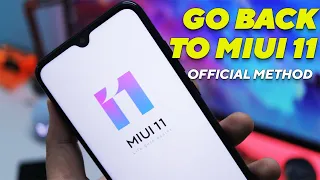 OFFICIAL WAY to Downgrade From MIUI 12 To MIUI 11 | Fastboot Method