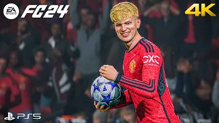 EA Sports FC 24 - Manchester United vs Galatasaray - UEFA Champions League 23/24 - PS5™ [4K60]