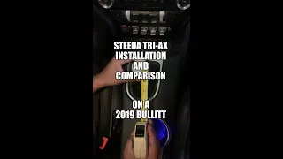 Steeda Tri-ax installation and comparison on a 2019 Bullitt