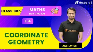 Coordinate Geometry | NCERT Exercise-7.2 | Class 10 NCERT | Maths | Doubtnut | Akshay Sir