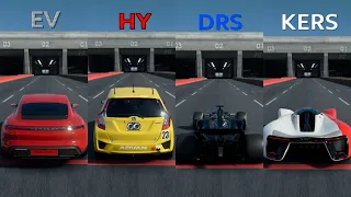 Gran Turismo Sport | All Car EV & KERS DRS & Overtake Boost & Hybrid Run [Update] [4K]