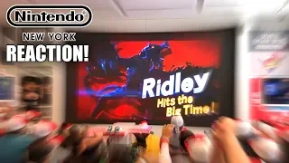 SUPER SMASH BROS ULTIMATE Nintendo NY Store [LIVE REACTION] Ridley REVEAL!