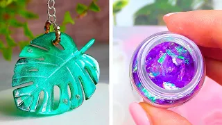 Top 6 DIY jewelry made of epoxy resin / The most beautiful video/ Fancy resin ideas