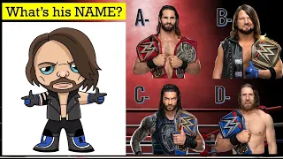 WWE QUIZ - Can You Guess WWE Wrestlers By Their Chibi Draw [Lower Than 90% Then Stop Watching WWE!!]