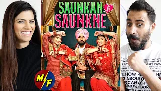 SAUNKAN SAUNKNE - Trailer REACTION!! | Ammy Virk, Sargun Mehta, Nimrat Khaira | Amarjit Singh Saron