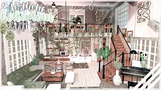 BLOXBURG: Aesthetic Bohemian Loft | 5x5 speedbuild ♡