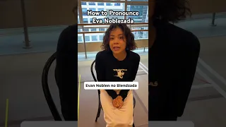 How do you pronounce Eva Noblezada? |  #broadway #theatrekid