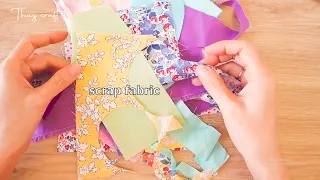 ✅ 2 Ideas For Scrap Fabric | Transforming Left-over Fabric Into Beautiful Items