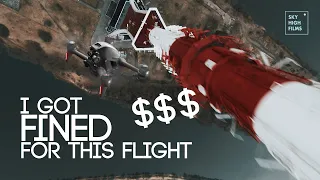 I GOT FINED FOR FLYING TOO HIGH | DJI FPV 400M DIVE #ILLEGAL