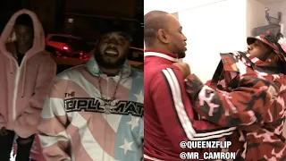 Queenz Flip Trollz Camron wearing his Diplomats outfit and they get into a scuffle