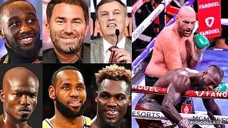 FIGHTERS & CELEBS REACT TO FURY KNOCKING OUT WILDER “FIGHT OF THE YEAR! ROCKY MOVIE!” CRAZY REACTION