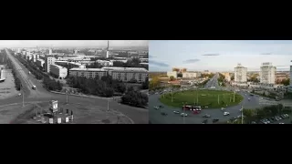 Как менялся город Красноярск с 1960-х до 2010-х. Soviet Union. Russia