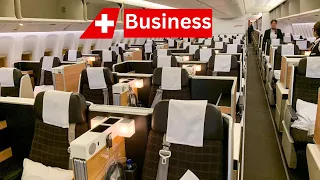 Flying Swiss Airline Business Class from Zurich to Los Angeles. B777 -300ER