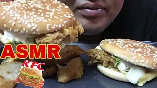 ASMR | KFC ZINGER CHEEZY | ZINGER SPICY BBQ | Eating Sounds | No Talking