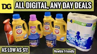 Dollar General | Cheap Any Day Digital Coupon Deals | Stacking Digitals and Instant Savings Promos!