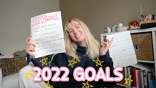 SETTING MY GOALS FOR 2022 | new goal-setting & 2021 goal recap