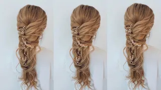 Soft Romantic Bridal Style with Hair Extensions| Bridal| Bridesmaids,Prom|Wedding Hairstyles