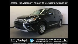 BLACK 2018 Mitsubishi Outlander  Review Sherwood Park Alberta - Park Mazda