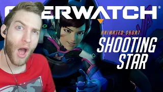 IS THIS PACIFIC RIM OR OVERWATCH?!?! Reacting to "Shooting Star" Overwatch Animated Short! Diva!
