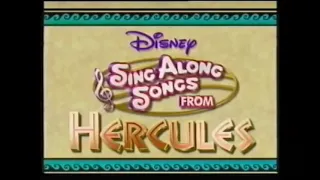 Disney Sing-Along Songs From Hercules (1997) Title Card