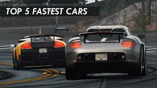 Top 5 Fastest Cars Need For Speed Hot Pursuit 2010