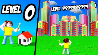 BUILDING MAX LEVEL CITY in roblox city tycoon