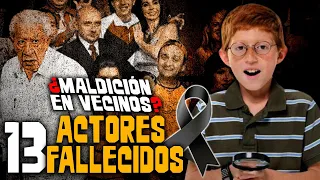 VECINOS 2023: 13 ACTORES QUE YA FALLECIERON | OCTAVIO OCAÑA SE FUE A LOS 22 AÑOS! 😭