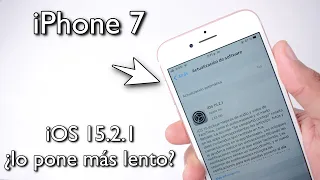 iPhone 7 iOS 15.2.1 ¿lo pone mas lento? 🤔prueba de GEEKBENCH 5 iPhone 7 2022 - RUBEN TECH !