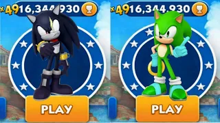 Sonic Dash - Captaine Shadow VS Pirate Sonic _ Movie Sonic vs All Bosses Zazz Eggman