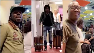 Départ des musiciens de Wally seck direction Angleterre pour son concert de ce samedi à Edinburgh