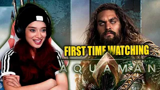 Jason Mamoa as AQUAMAN is PERFECT 🥰😍 FIRST TIME WATCHING Reaction & Review