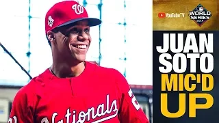 "Those cameras are huge!" | Nationals' phenom Juan Soto Mic'd Up at 2019 World Series!