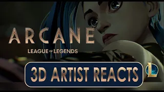 3D Artist Reacts - Arcane: A Score To Settle