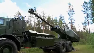 Sweden Archer 155 mm self propelled gun artillery system