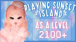 Playing Sunset Island As A level 2100+ { Royale High }