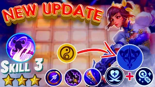 NEW UPDATE YUKI SKILL 3 WANWAN ASTRO+CADIA+LANCER MAGIC CHESS MOBILE LEGEND