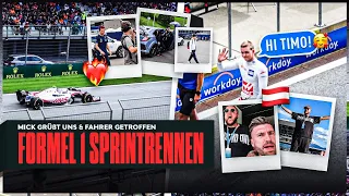 Mick Schumacher GRÜßT UNS + FAHRER getroffen 😍🥰 Formel 1 SPRINTRENNEN in Spielberg  🏎 VLOG Tag 2