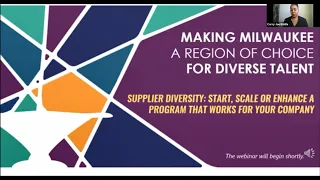 Supplier Diversity: Start, scale or enhance a program that works for your company