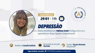 Ciclo de Palestras - Depressão com Fabiana Costa