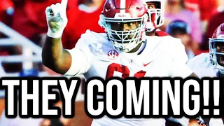 ALABAMA CRIMSON TIDE FOOTBALL'S DEFENSIVE LINE IS ANCHORED BY JAHIEM OATIS AND TIM SMITH 💥 #cfbnews