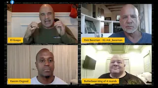 Bas Rutten and Butterbean asked: “What’s best to eat before a fight? And how long before?"