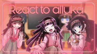 Black butler react to alluka zoldyck || gacha react