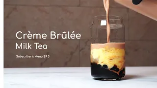 Crème Brûlée Milk Tea Bubble Tea