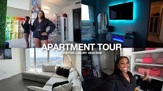 LUXURY 2 BR APARTMENT TOUR! HOUSTON, TX -  Amazon Finds, 4 closets, high rise living