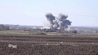 استمرار القصف الجوي على القرى بمحيط أبو الضهور