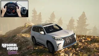 Lexus LX 570 Off-Road - GTA 5 NaturalVision Evolved - Logitech G29 GTA 5 Gameplay