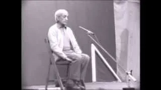 J. Krishnamurti - Saanen 1980 - Public Talk 1 - Why is there such chaos in the world?