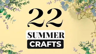Jaw-Dropping Mega Summer Decor Crafts You Need to Try for 2024! 🌞