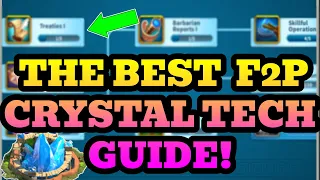 PERFECT WAY TO UPGRADE YOUR CRYSTAL TECH! RoK Crystal Tech Guide - Rise Of Kingdoms Crystal Research